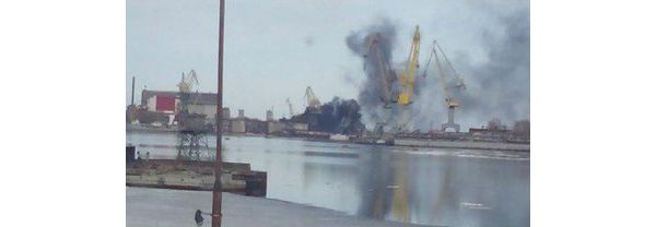 Submarino nuclear ruso se incendia en un astillero