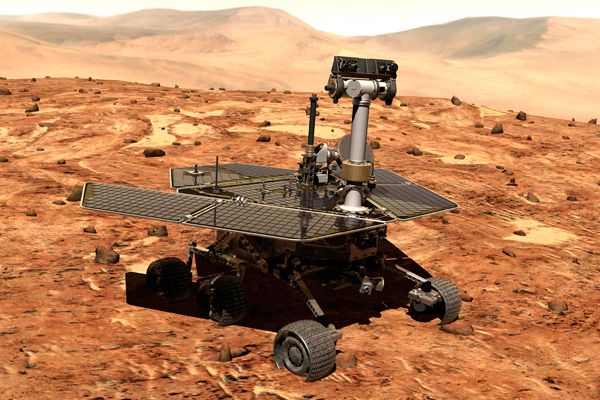 11:05 PM ET El vehículo explorador ‘Opportunity’ completa su primera maratón marciana