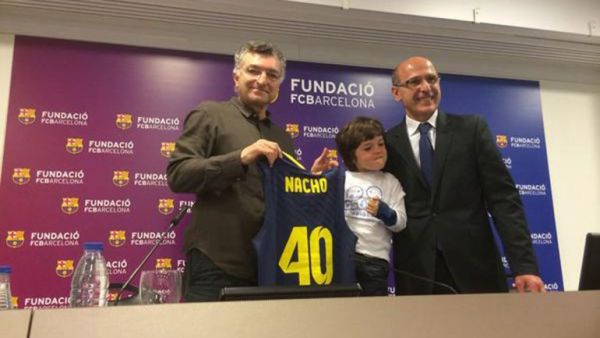El Barcelona “fichó” a un niño de sólo 5 años con una rara enfermedad