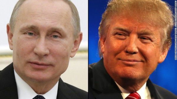 Donald Trump y Vladimir Putin protagonizan un ‘romance político’