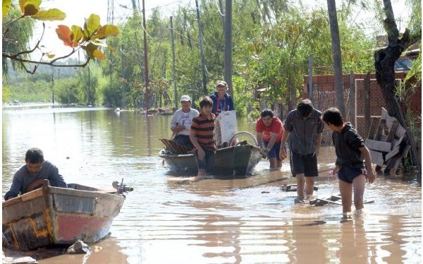 Inundaciones afectarían a miles de familias