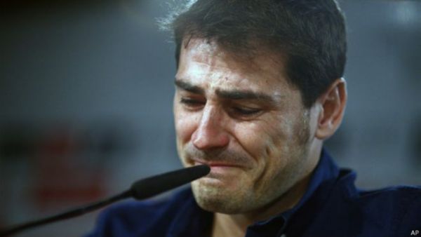 El lloroso adiós de Iker Casillas al Real Madrid