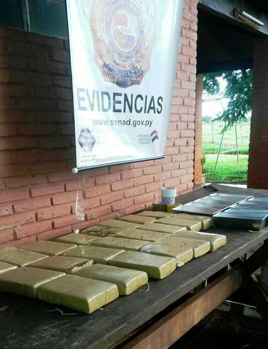Desmantelan un centro de procesamiento de drogas en Hernandarias