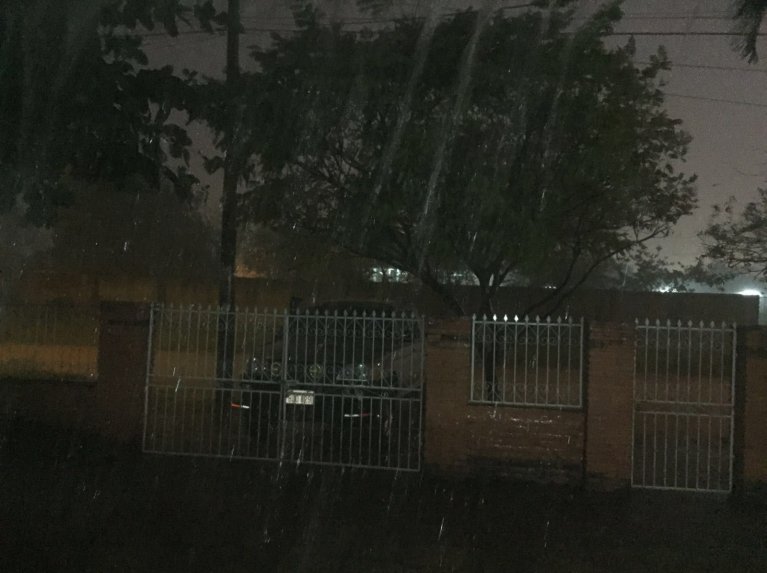 Intensa lluvia en el Norte