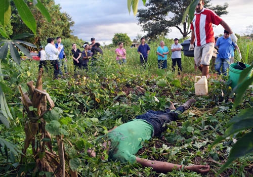 Hallan a joven muerto a puñaladas en Minga Guazú