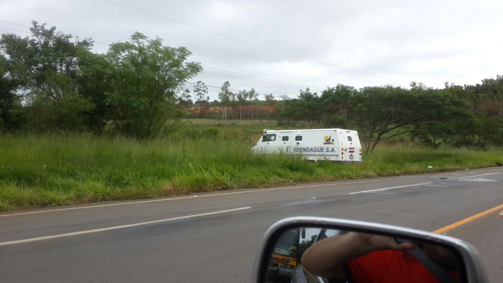 Asaltan camión de caudales en Itacurubí: El monto aún se desconoce