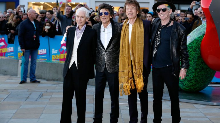 Los Stones inauguran una muestra de sus 50 años de carrera