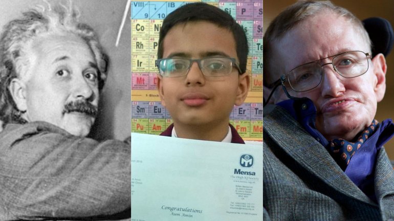 Niño prodigio de 11 años supera el coeficiente intelectual de Einstein y Stephen