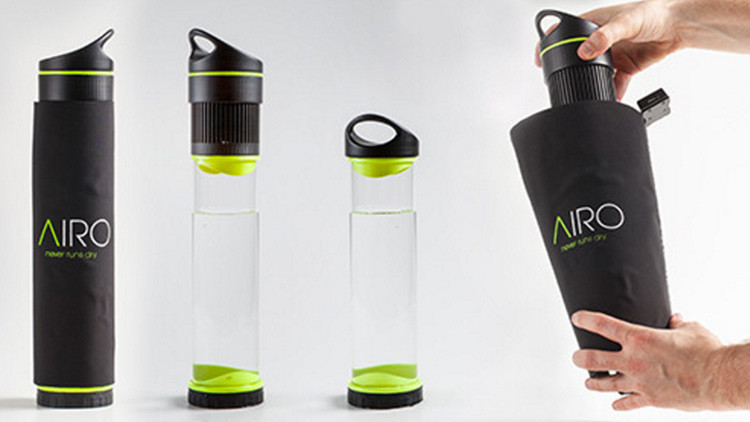 Inventan una botella capaz de convertir el aire en agua