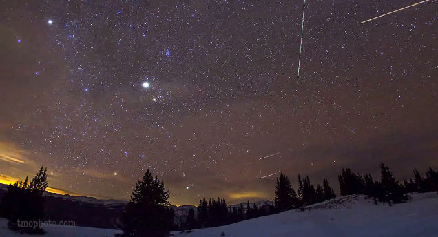 ¡Miren al cielo! A punto de caer una lluvia de meteoros de las Líridas