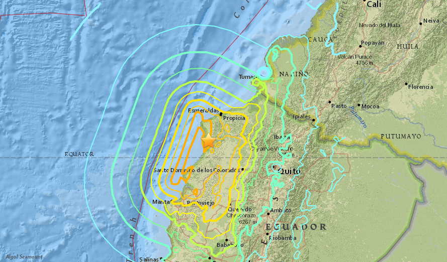 Se registra un nuevo sismo de magnitud 6,1 en Ecuador