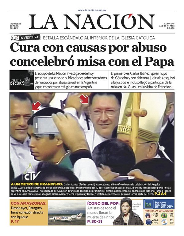 Paraguay: Diario oficialista censura reportaje sobre curas pederastas