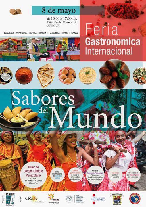 Invitan a la feria gastronómica internacional “Sabores del mundo” en Areguá