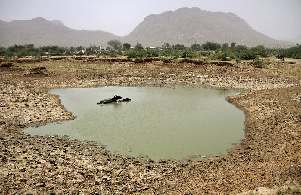 Mortífero calor derrite las calles de la India