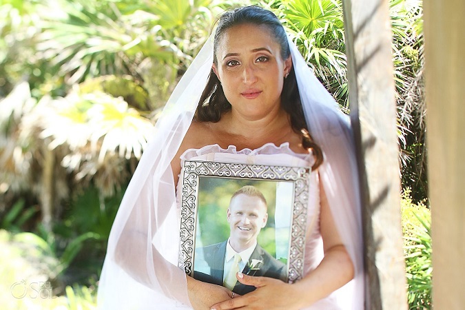 Emotivo homenaje de esta novia cuyo prometido falleció días antes de su boda