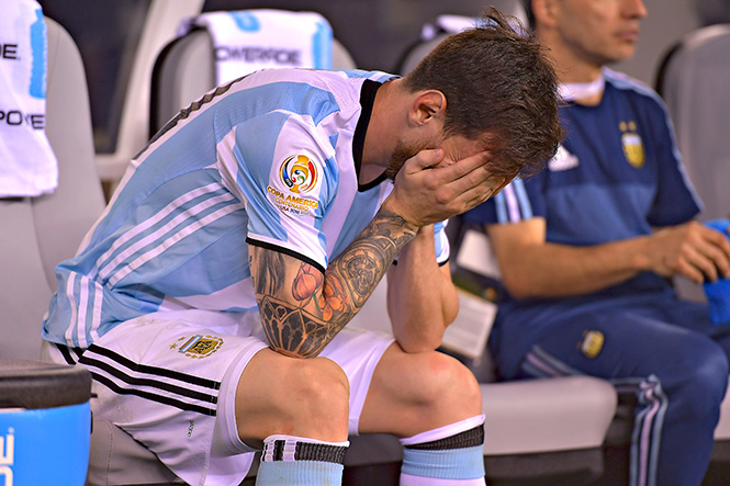 “Ya está, se terminó para mí la selección argentina” declaró Messi luego de perder otra final con Argentina