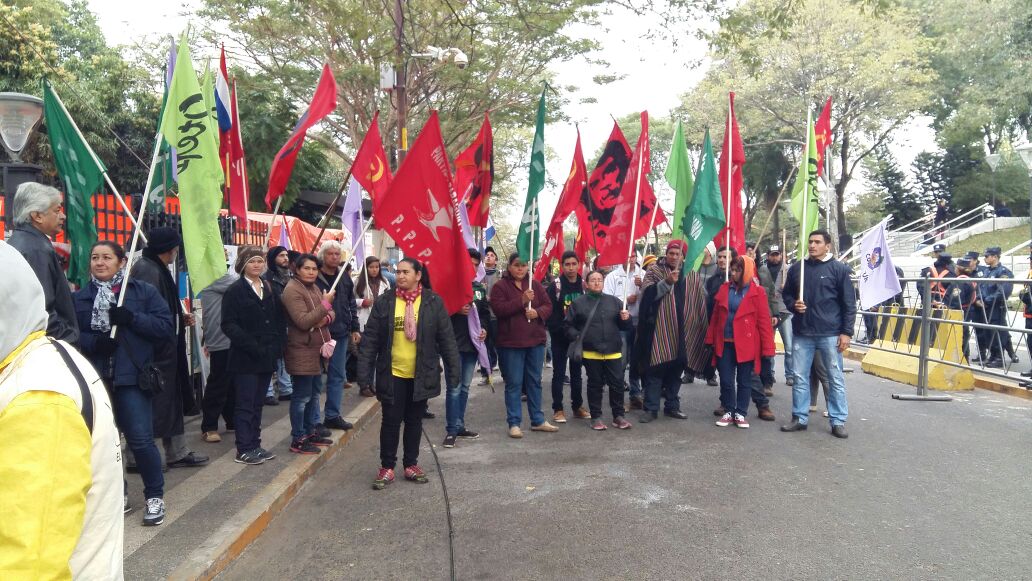 Siguen sumandose personas a la movilización en el Caso Curuguaty