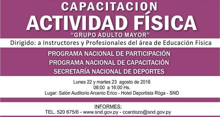 SND organiza charla sobre actividad física en adultos mayores