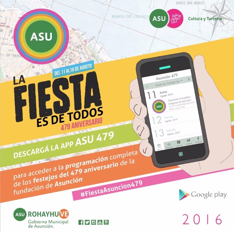 ASU479: Aplicación para actividades por festejos de Asunción