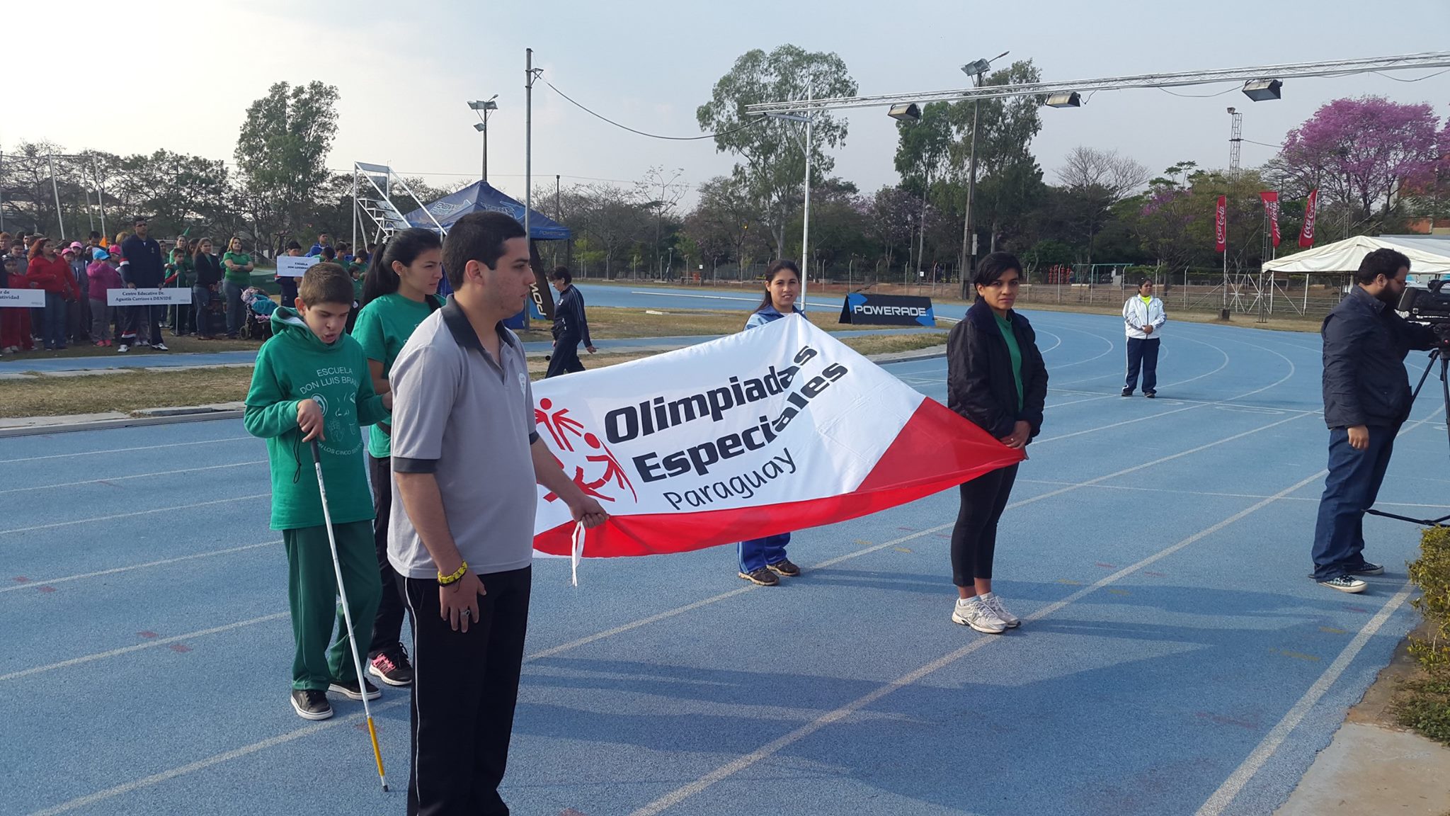 Competencia de atletas de Olimpiadas Especiales en la SND