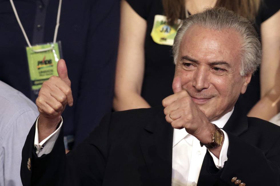 Presidente interino de Brasil asegura que el país se recupera desde su asunción