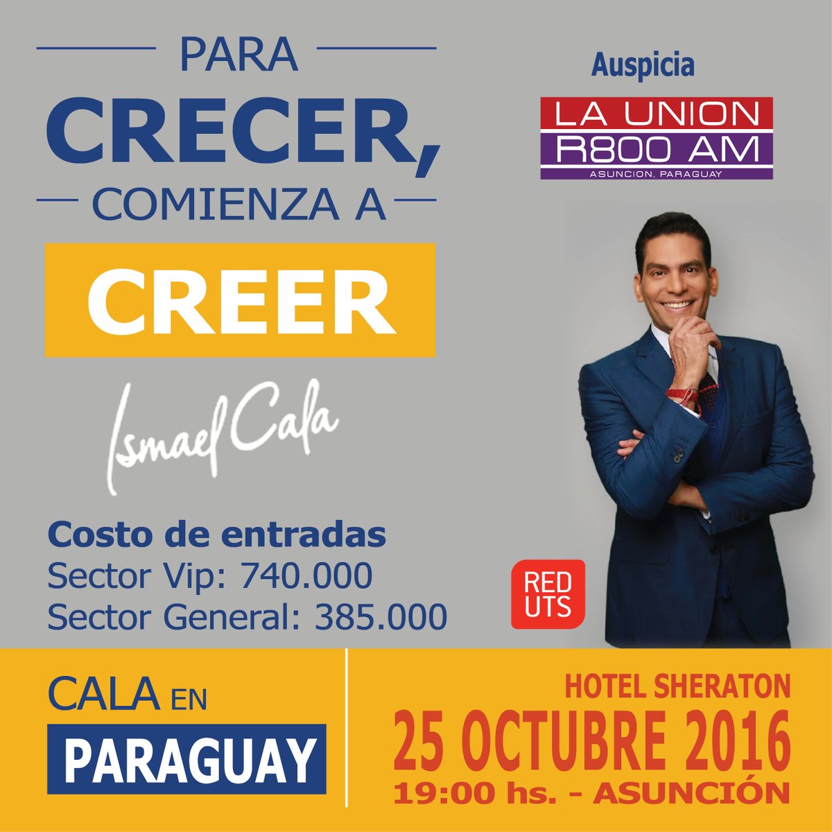 Llega la Gira de Liderazgo “Creer, Crear, Crecer” de Ismael Cala