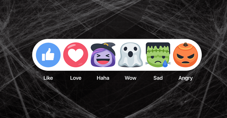 Facebook celebra Halloween con nuevos filtros y reactions