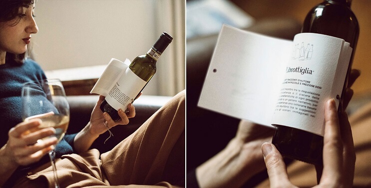 Una curiosa botella de vino que trae historias para acompañar el momento con lectura