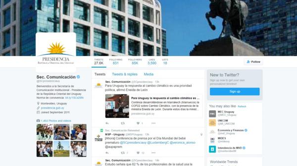 El gobierno de Uruguay bloqueará a los usuarios de Twitter que le dirijan “agravios”
