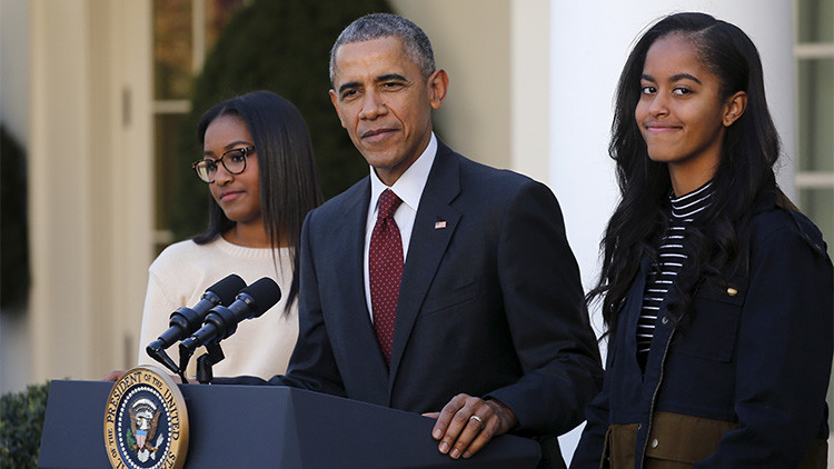 El mensaje de Obama a sus hijas tras la victoria de Trump