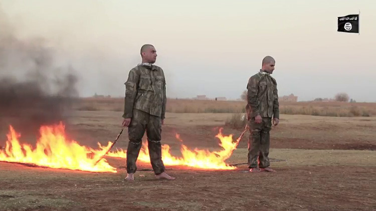 El ISIS difunde vídeo donde queman vivos a soldados turcos