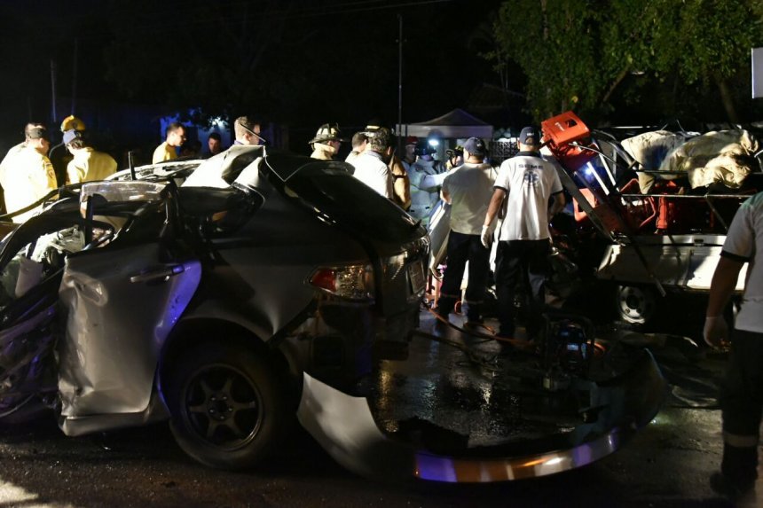 Accidente en nochebuena: Menores se encuentran estables