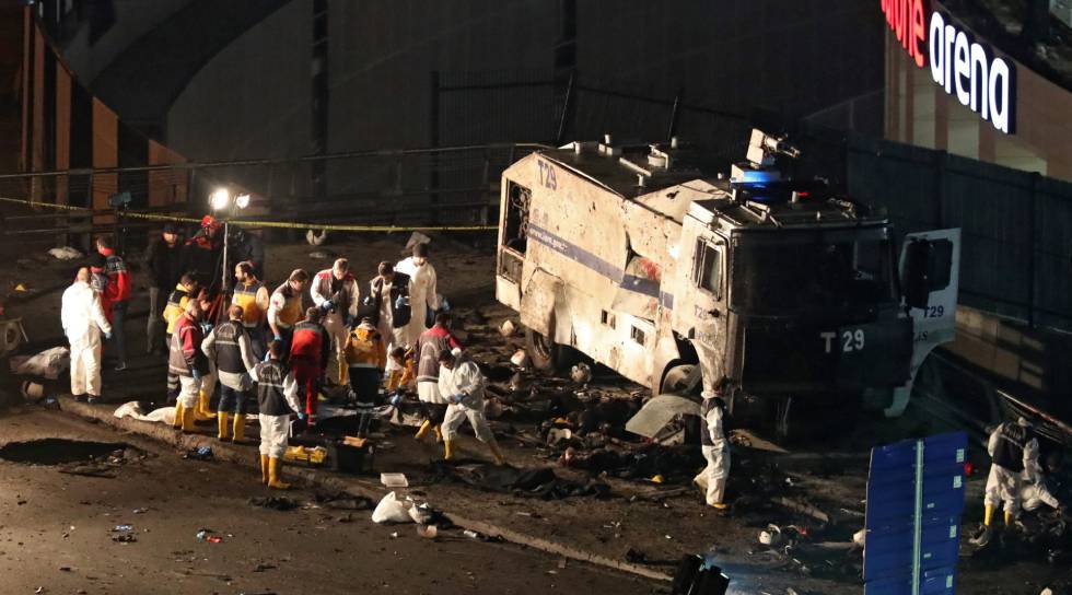 38 muertos y 155 heridos por atentados en Estambul, Turquía