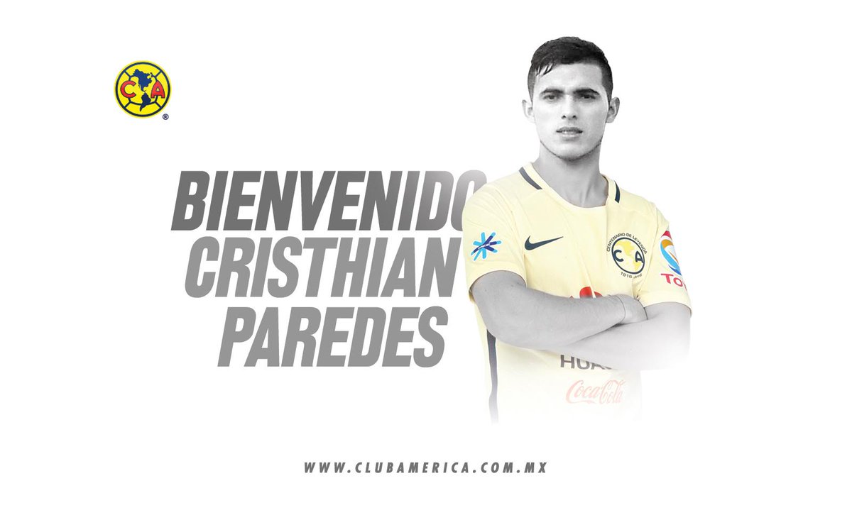Cristhian Paredes nuevo jugador del América de México