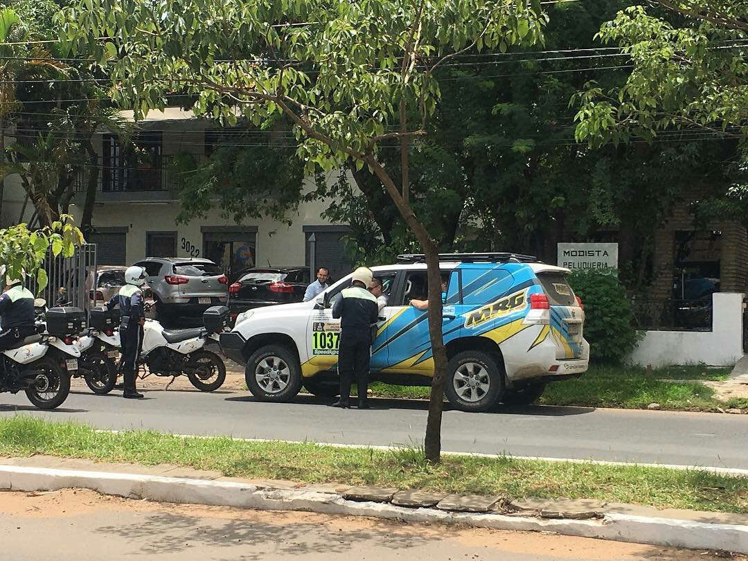 Ferreiro aclaró que Policía Municipal de Tránsito en realidad estaba guiando a competidores del Dakar