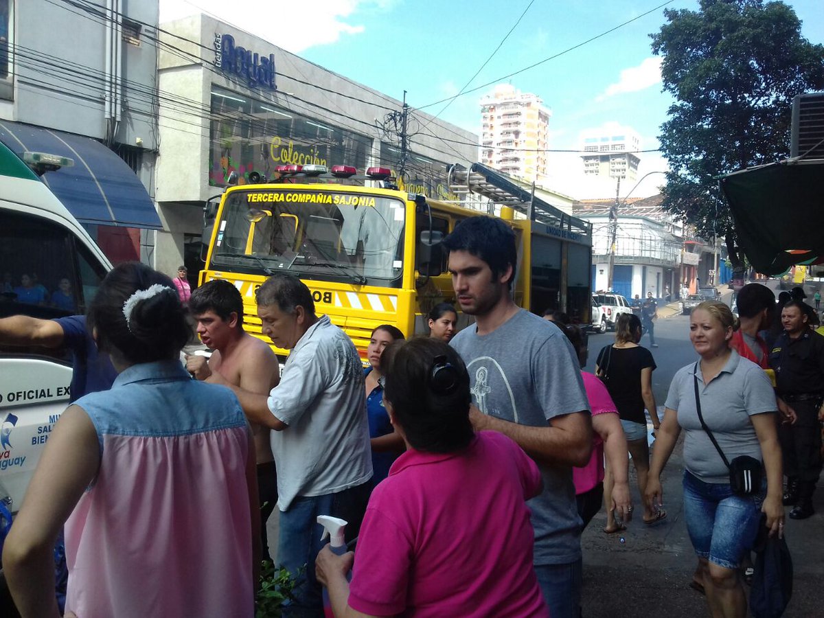 Incendio en el microcentro