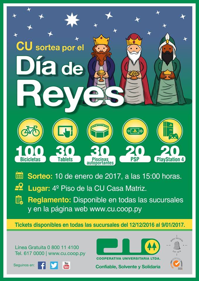 Cooperativa Universitaria realizó el Gran Sorteo de Reyes