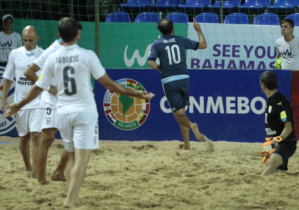 La Albiceleste venció a Uruguay en Eliminatorias de Playa