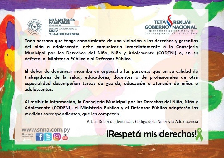 Secretaría de la Niñez resalta mayor conciencia de la ciudadanía sobre denunciar casos de abuso infantil