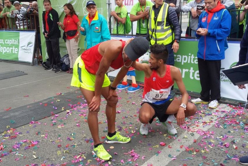 Derlis Ayala ganó medalla de plata en Sudamericano de maratón