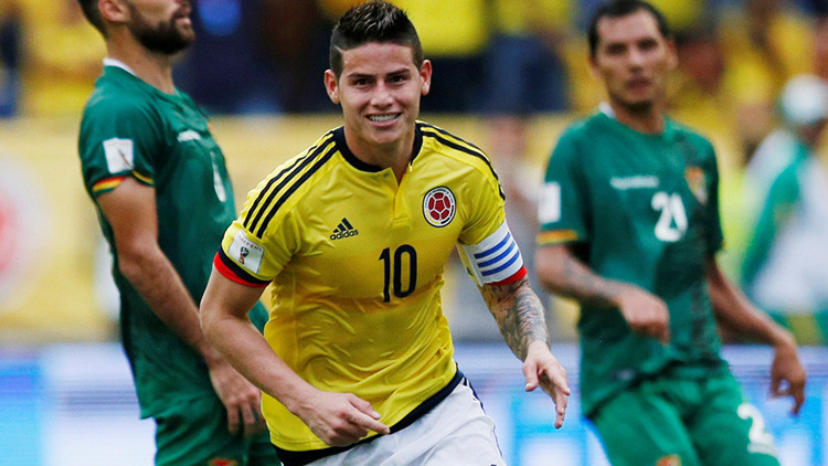 Foto: El gesto del futbolista James Rodríguez que indigna a Colombia