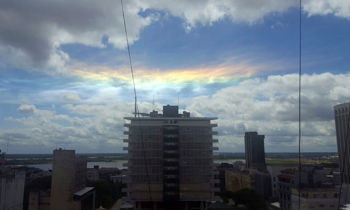 “Arco Iris Recto” o Arco Circunhorizontal, el fenómeno del día