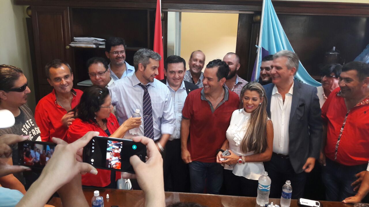 Parlamentarios fueron hasta Guairá y festejan victoria de Friedmann