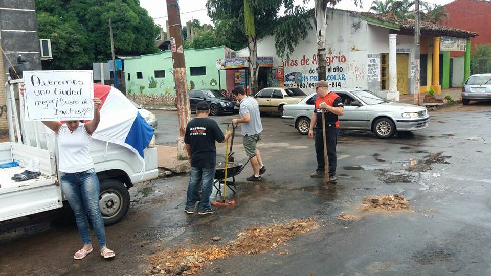 Sanlorenzanos se ‘disfrazan’ de municipalidad