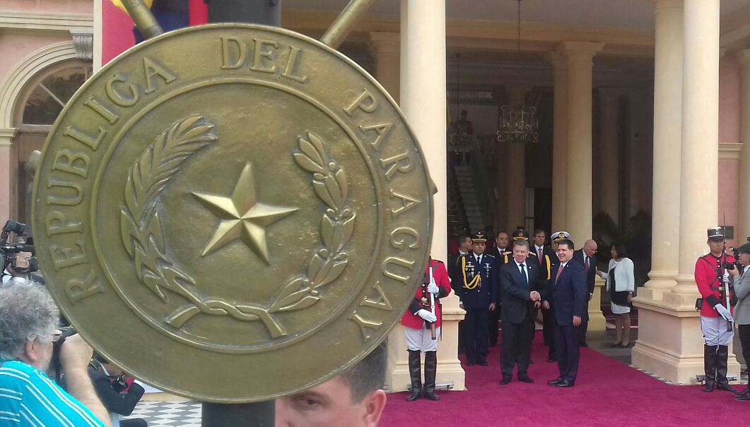 Presidente de Colombia, de visita en nuestro país