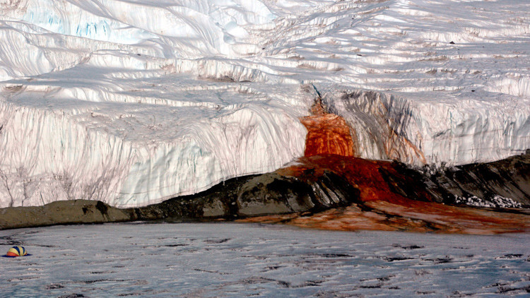 Un nuevo estudio resuelve el misterio de las “cataratas de sangre” de la Antártida