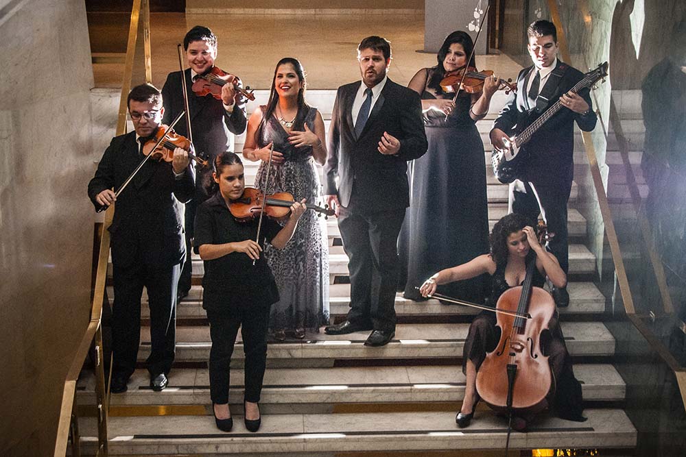 Presentación musical de la OSN en la Libroferia de Asunción