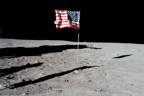 Así están hoy las banderas que Estados Unidos plantó en la Luna hace casi 50 años