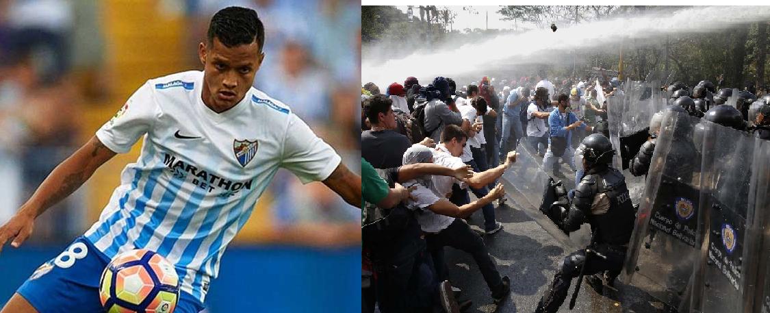 Un futbolista venezolano estalló contra la represión chavista: “El débil se esconde tras la fuerza”