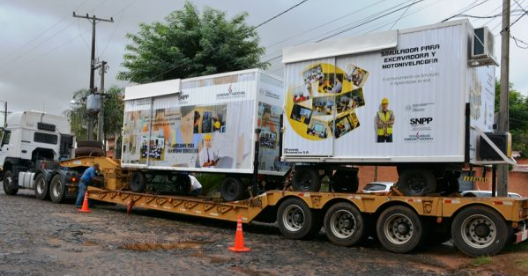 Obreros de Caaguazú se capacitarán con simuladores de maquinarias pesadas